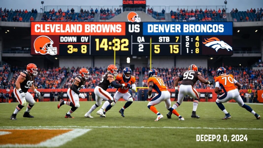 Cleveland Browns vs Denver Broncos Match Player Stats