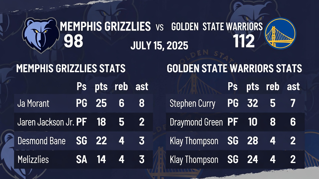 Grizzlies vs Warriors Gameplay