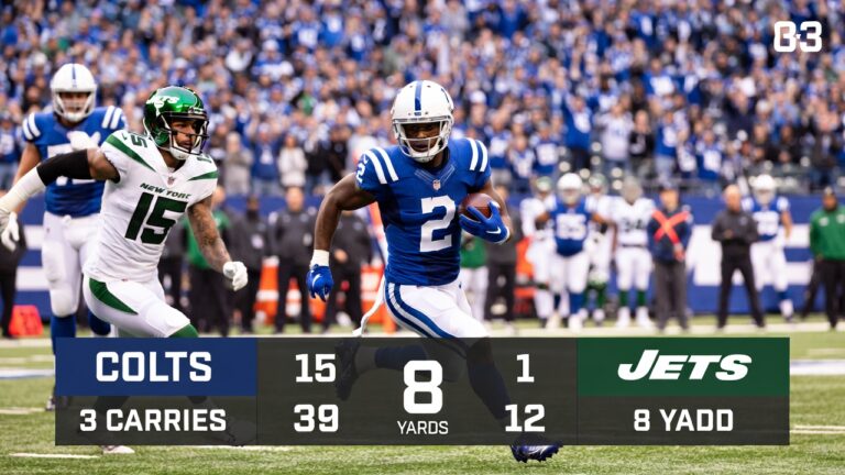 Indianapolis Colts vs New York Jets Match Player Stats