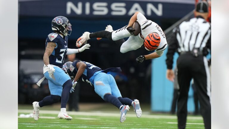Bengals vs Tennessee Titans Match Player Stats