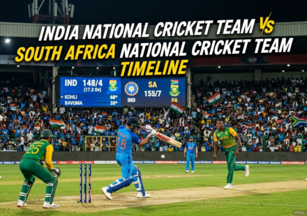 India National Cricket Team vs South Africa National Cricket Team Timeline