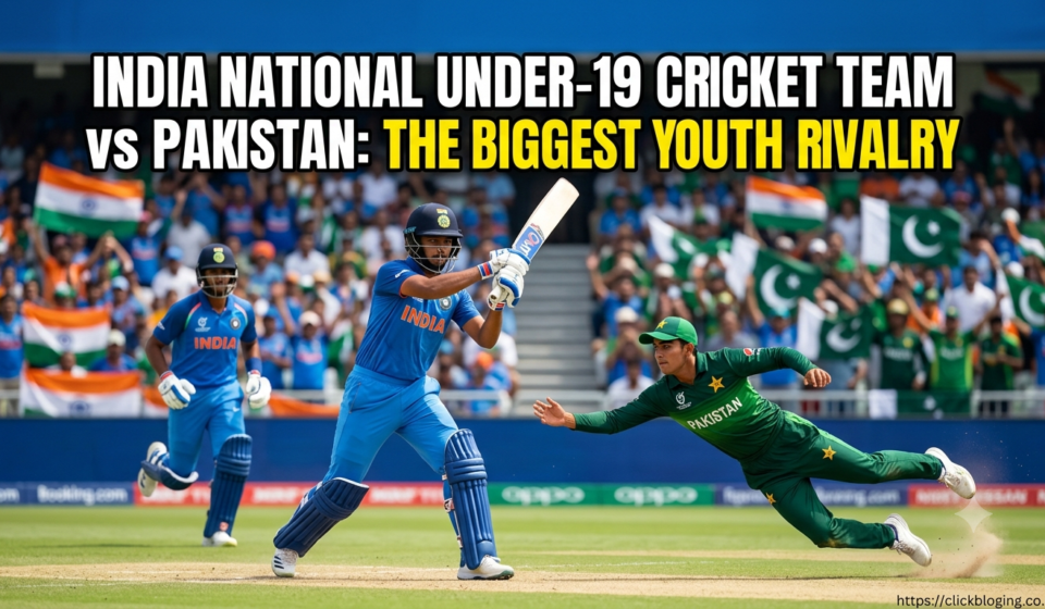 India National Under-19 Cricket Team vs Pakistan
